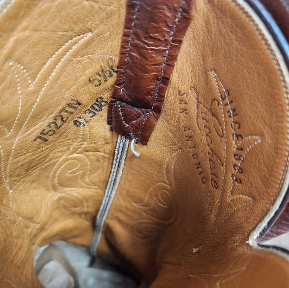 LUCCESE western topstitch design boots - Picture 12 of 15